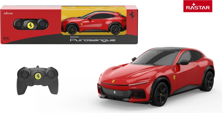 RC-bil Ferrari Purosangue 1:24 rød Rastar