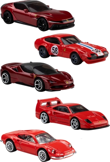 5 licenserede mini Ferrari-modeller