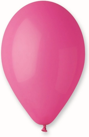 Pastelfarvede balloner mørkerosa 25 cm