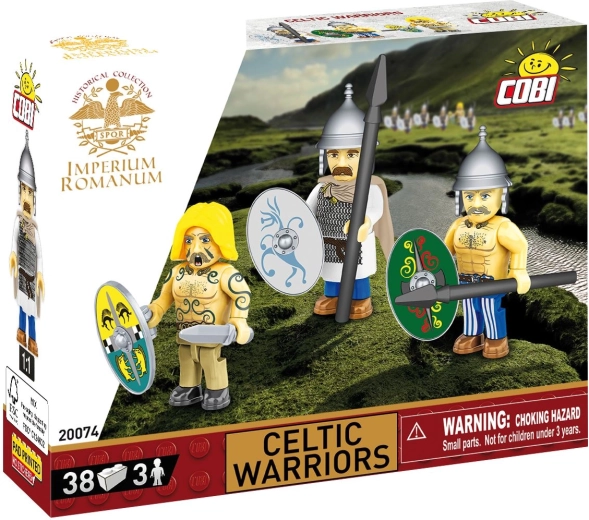Cobi imperium romanum keltiske krigere (3 figurer, 38 dele)