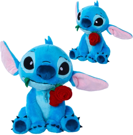 Plysset Stitch med rose 25 cm