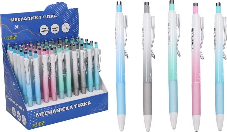 Mekanisk blyant 0,5 mm - 1 stk. – Mix af 5 farver