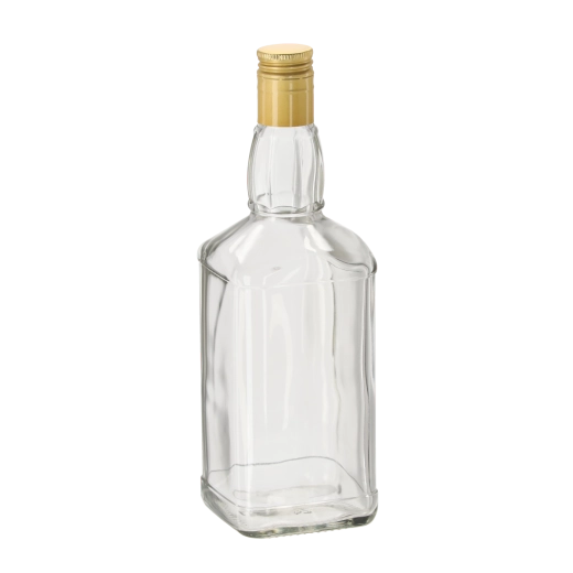 glaskaraffel til whisky 700 ml med metal-skruelåg