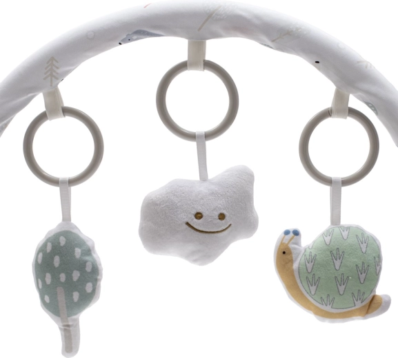 Bøjle med legetøj til sanse-stimulering