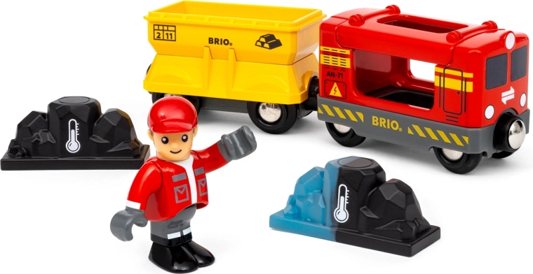 BRIO World godstog med farveskiftende ædelstene