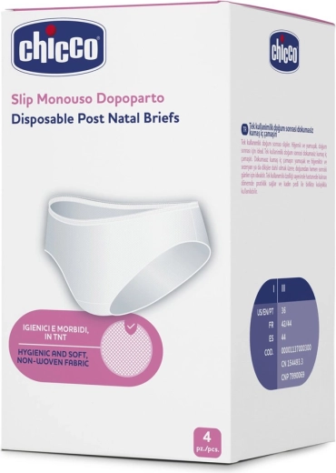 Chicco engangs postpartumtrusser, str. L, 4 stk.