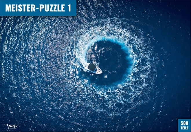 PULS ENTERTAINMENT meister-puzzle 1: skib – krævende puslespil 500 brikker