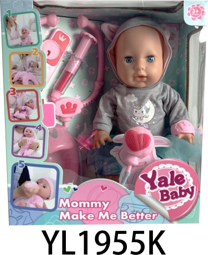 Interaktiv dukke Marysia med lægetilbehør