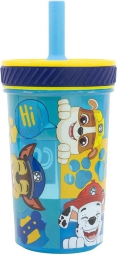 Sikker drikkekop med sugerør Paw Patrol Stor