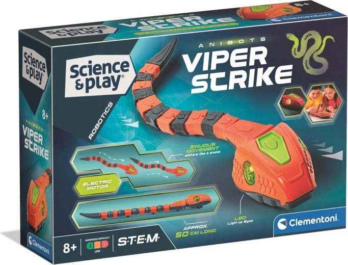 Robotisk slange CLEMENTONI Science & Play Robotics Viper Strike