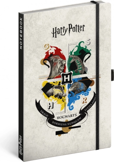 NOTIQUE notesbog HARRY POTTER, linjeret, 13 × 21 cm