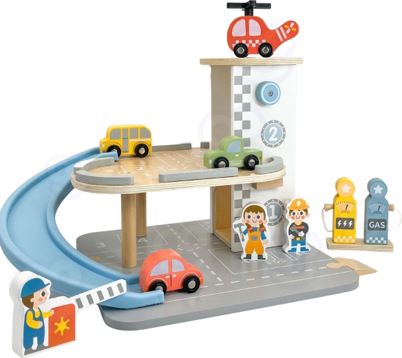 Spiralrampe for jævn kørsel