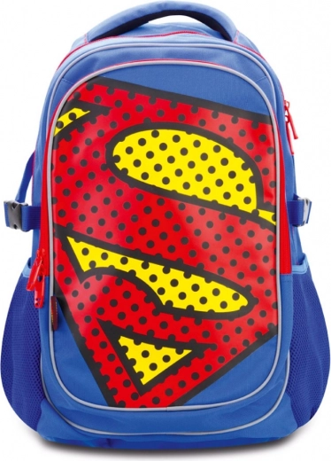 Superman skoletaske med poncho