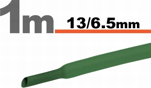 Grøn krympeflex 13 / 6,5 mm