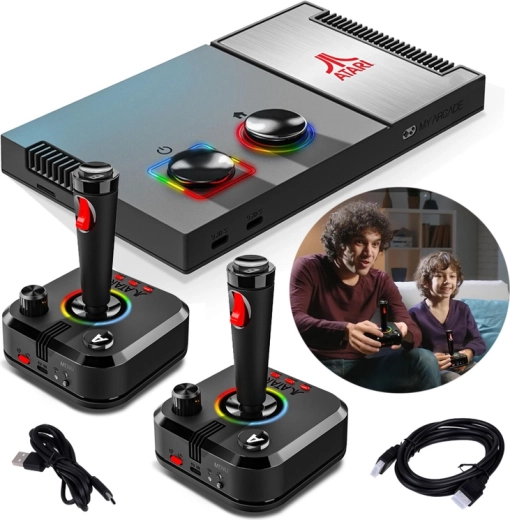 retro spilkonsol atari gamestation pro med mere end 200 spil
