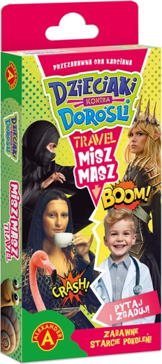 Misz Masz Børn mod voksne Travel – rejse-familiespil
