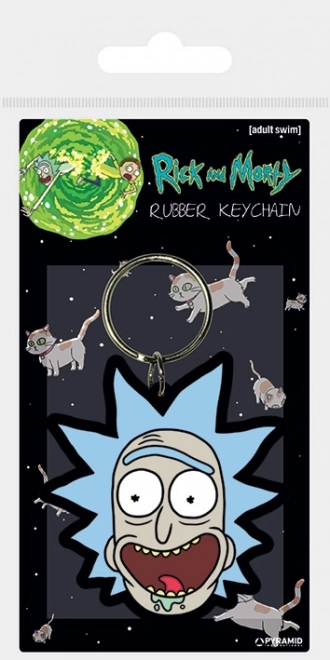 Gummi-nøglering RICK AND MORTY – Ricks sindssyge smil