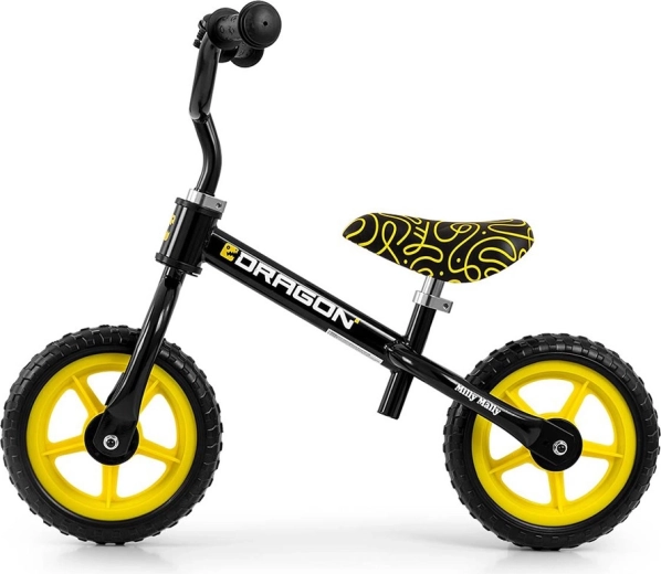 Milly Mally Dragon sort løbecykel til børn