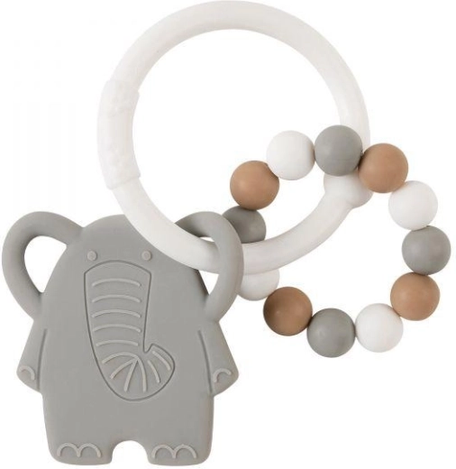 Silikonebidering NATTOU Lapidou elefant, BPA-fri