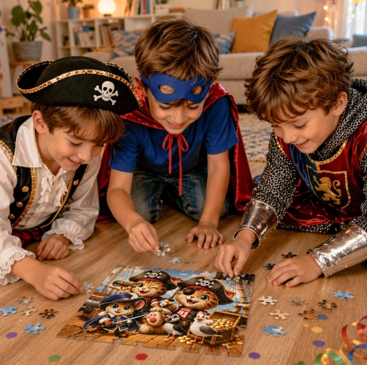 Piratteeventyr med killinger
