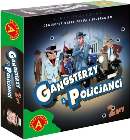 Gangstere og politibetjente – spændende familiebrætspil ALEXANDER