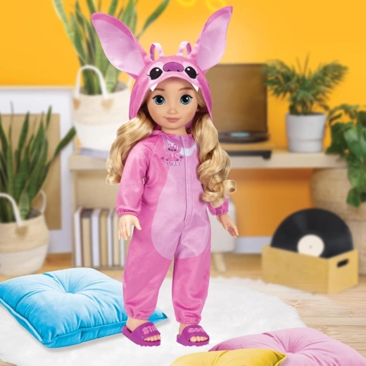 Sød lyserød onesie inspireret af Angel