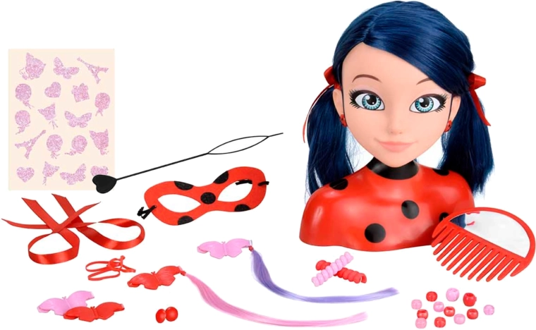 30 tilbehørsdele inkl. clip‑in totter og perler