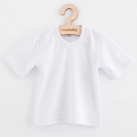 Børne T-shirt i bomuld med korte ærmer new baby