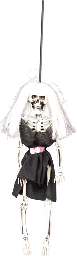 Hængende Halloween-skelet PARTY 40 cm