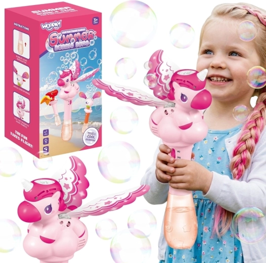 Woopie boblepistol pink enhjørning