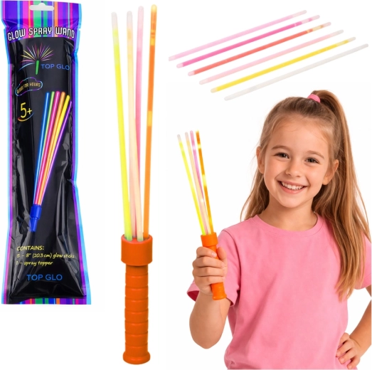 Lysende stav med fluorescerende pinde 29 cm