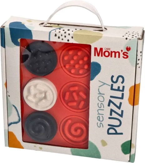 Kontrast sensoriske puslespilsringe 6m+ Mom's Care