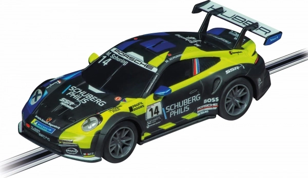 Auto til racerbane porsche 911 gt3 cup (992) huber racing nr. 14 1:43