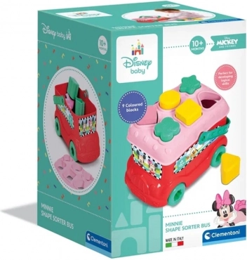 Disney puttebus Minnie – læringslegetøj CLEMENTONI Baby