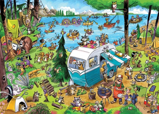 Familiepuzzle Calling of the Wild 350 brikker COBBLE HILL