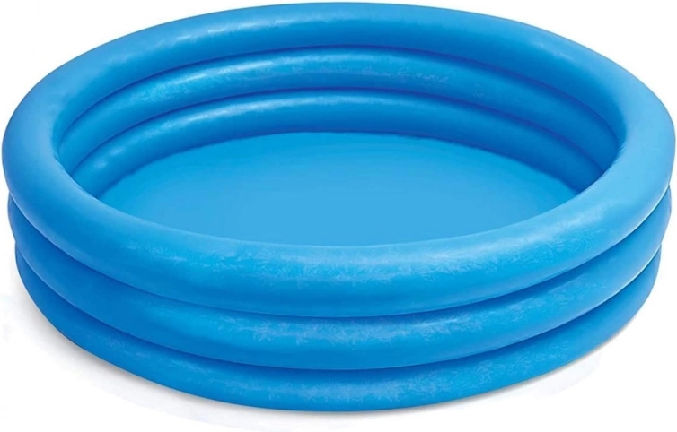 oppusteligt badebassin Intex Crystal Blue 168 × 38 cm