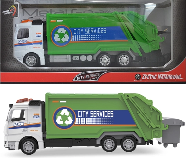 City Service Car skraldebil 1:43