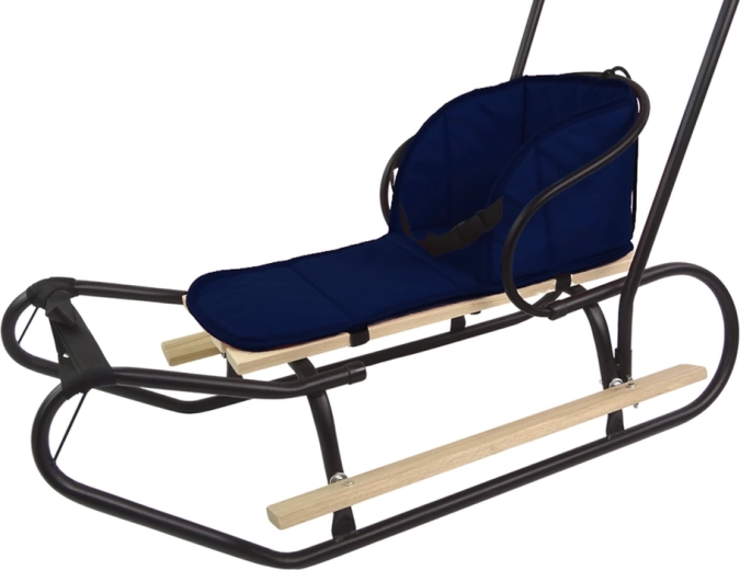 Slædemadras Soft Three Fasteners Navy Blue