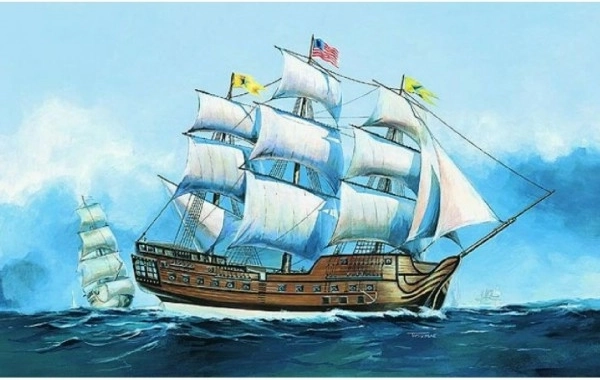 Modelskib BONHOMME RICHARD 1:270
