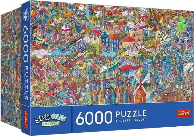 Puzzle Spy Guy: city break – 6000 brikker