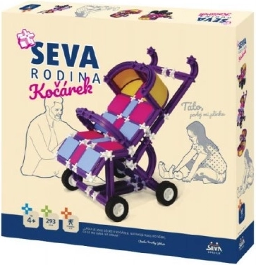 Byggesæt SEVA Familie Barnevogn