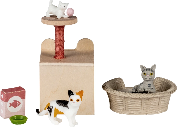Lundby-kattefamilie til dukkehus