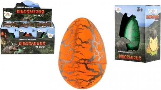 Æg med klækkende dinosaur