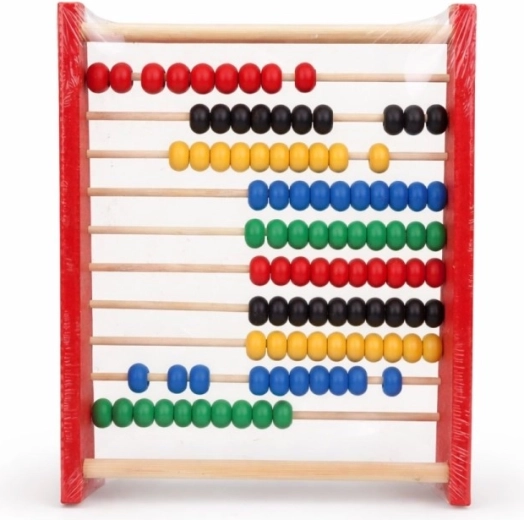 Farvede perler for hurtig forståelse af tælling