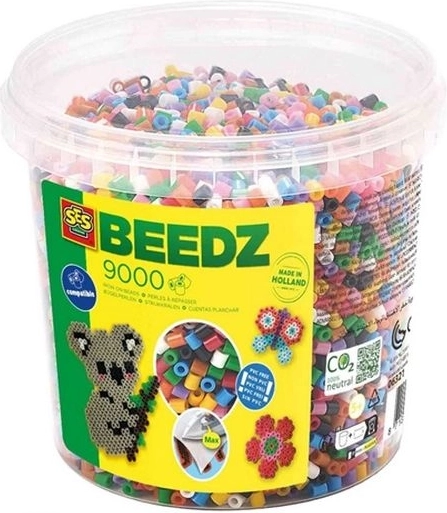 SES Beedz strygeperler 9000 stk. mix