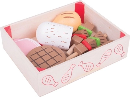 Bigjigs Toys træpålæg i æske