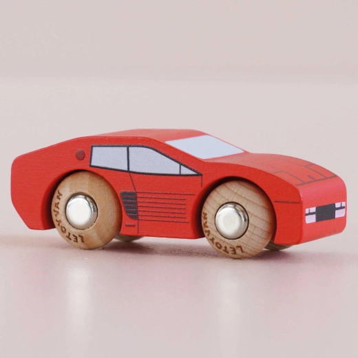 Le Toy Van træ-racerbil Marco