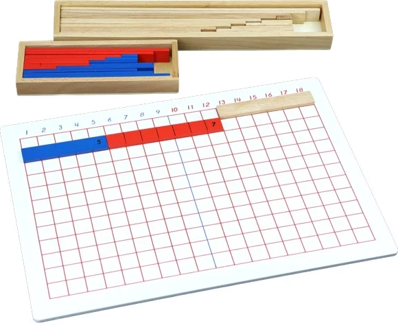 Moyo Montessori-subtraktionstavle med strimler