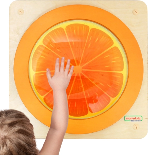 Masterkidz sanselig vægpanel Appelsin
