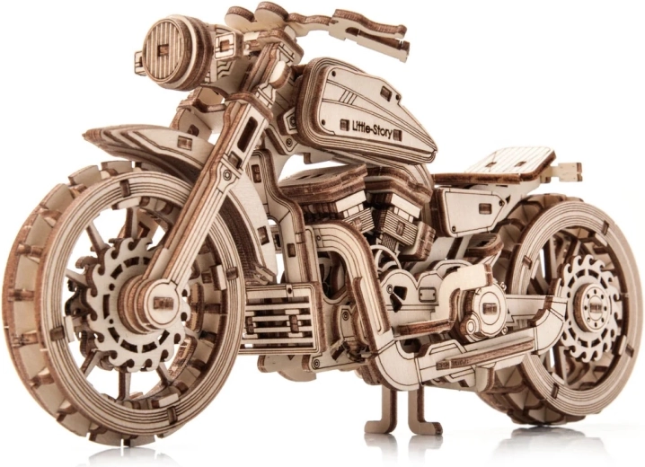Little Story 3D træpuslespil motorcykel Speedtail